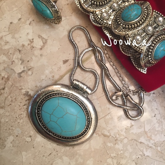 Tibetan silver necklace - Picture 2 of 3