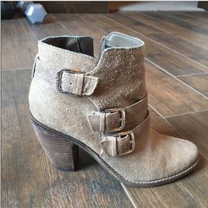 Tan ankle boots