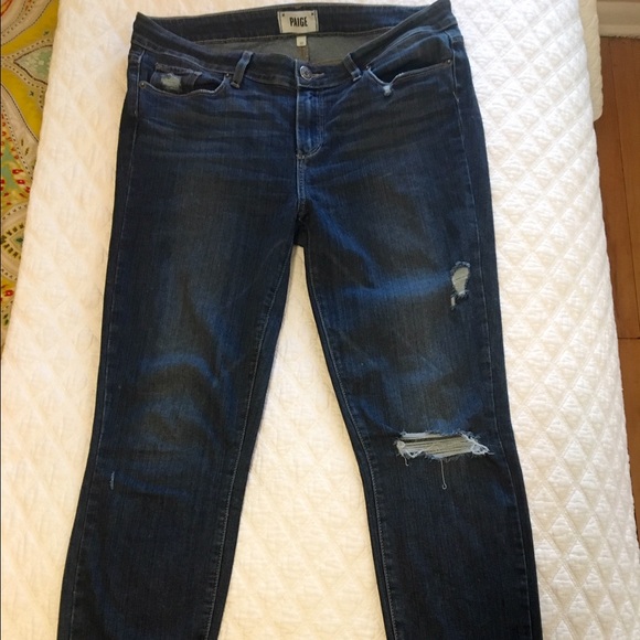 Paige "Verdugo-Darcy Destructed" Skinny Jeans