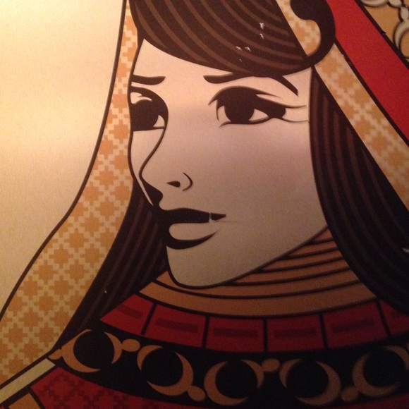 Art 4ft tall Queen of hart pair $600 one $350 - Picture 2 of 2