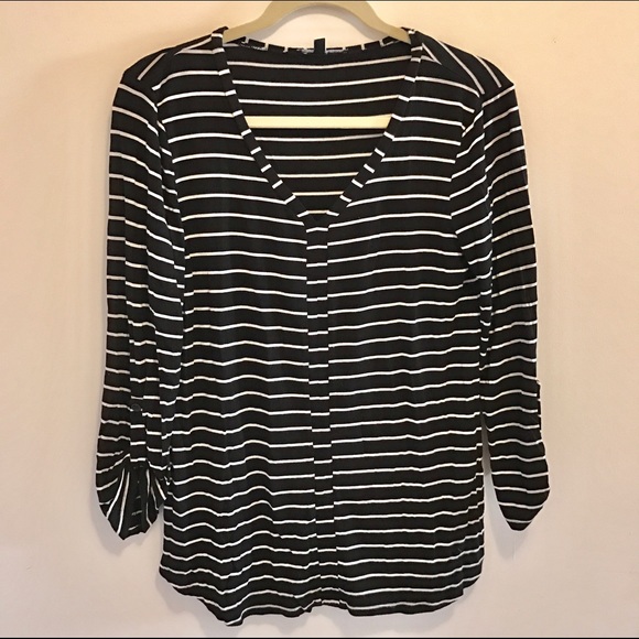 Black & White Stripe Shirt