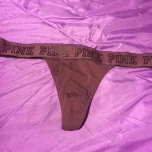 Burgundy PINK Thong