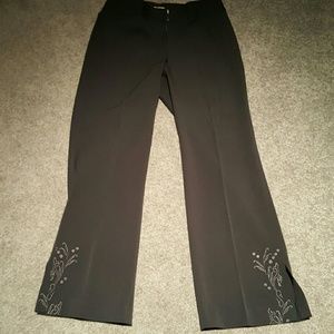 Black caslon dress pants