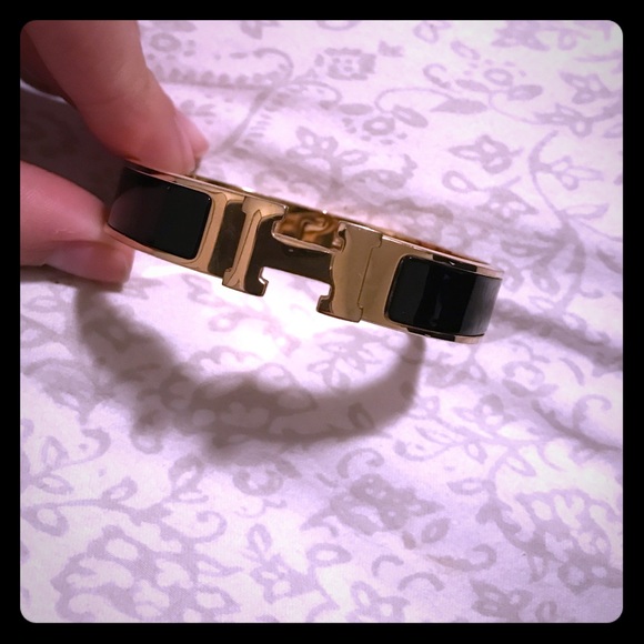 Authentic Hermes Clic Clac Back Gold PM