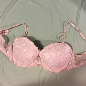 Victoria's Secret pink lace bra