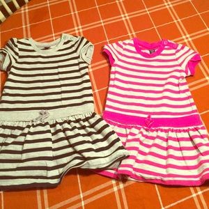 Two babyGap 3T sweater dresses