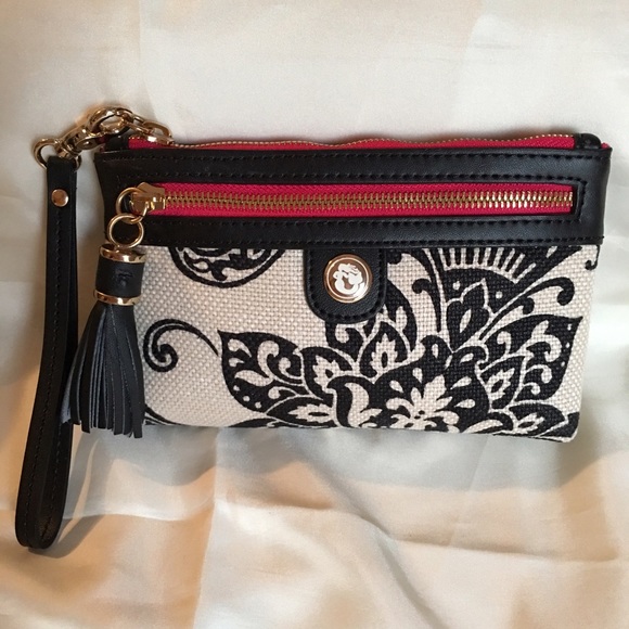 Spartina strachan tassel wristlet. NWOT