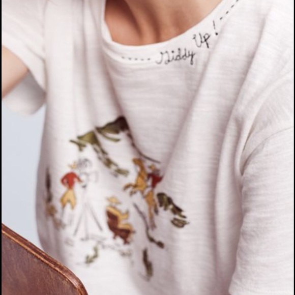 Anthropologie Giddy Up Tee