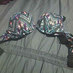 Fun print VS Pink push up bra