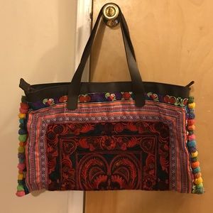 Beautifully made embroidered tote bag!!!