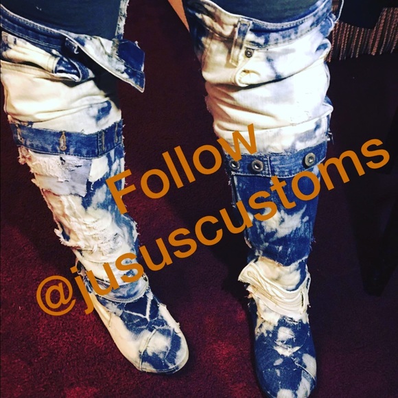 Jean custom boots