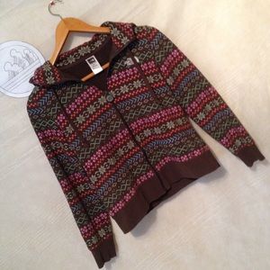 The north face youth zipper hoodie size M