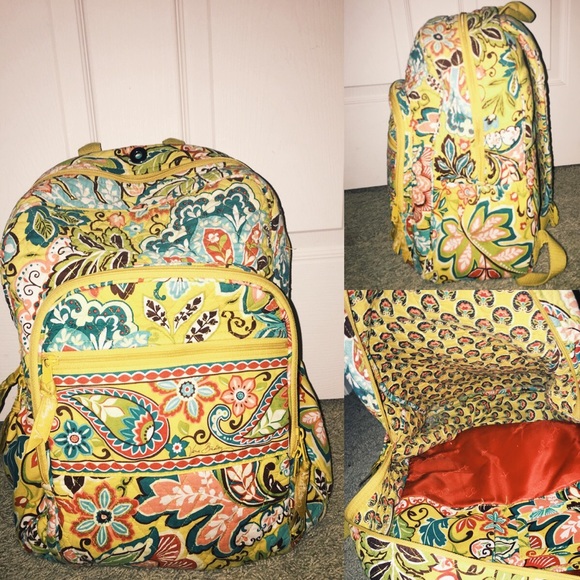 Vera Bradley Campus Backpack Provençal pattern