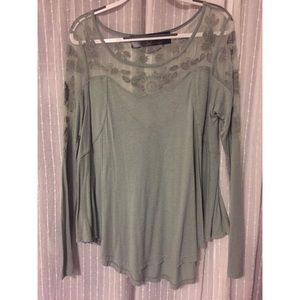 Light green Lacey top