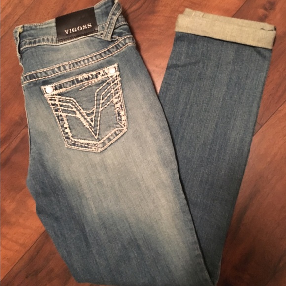 NWT Vigoss Chelsea boyfriend jeans size 3/4