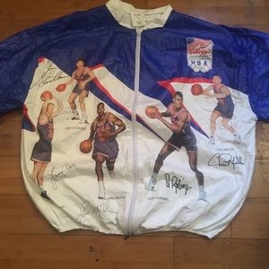 Vintage 1992 dream team Olympic tyvek jacket
