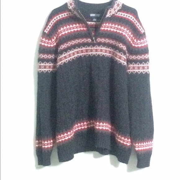 Lands' End sweater perfect for the holiday season!