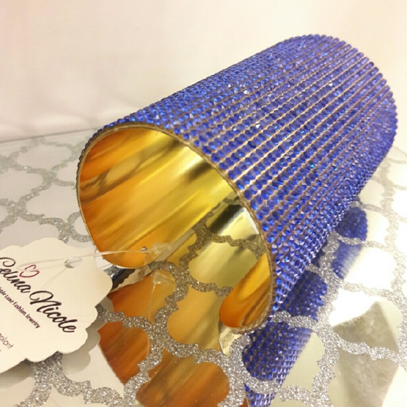 *SOLD OUT* Lady in Blue - Wide Cuff Bracelet