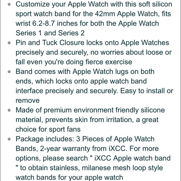 Apple Watch replacement band - Picture 4 of 5