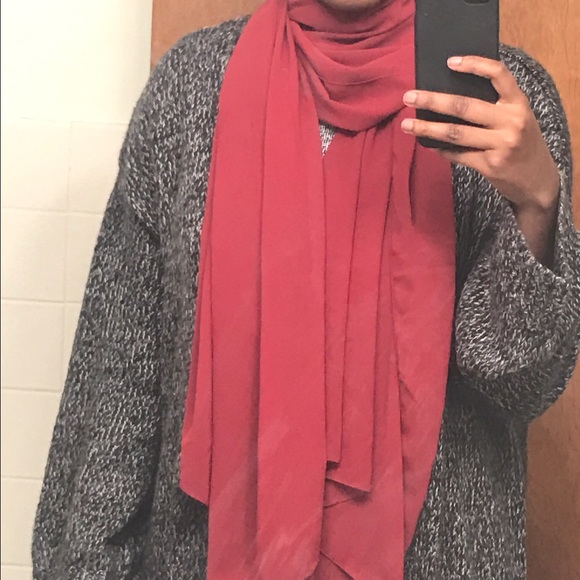 SAFFRON Chiffon scarf!