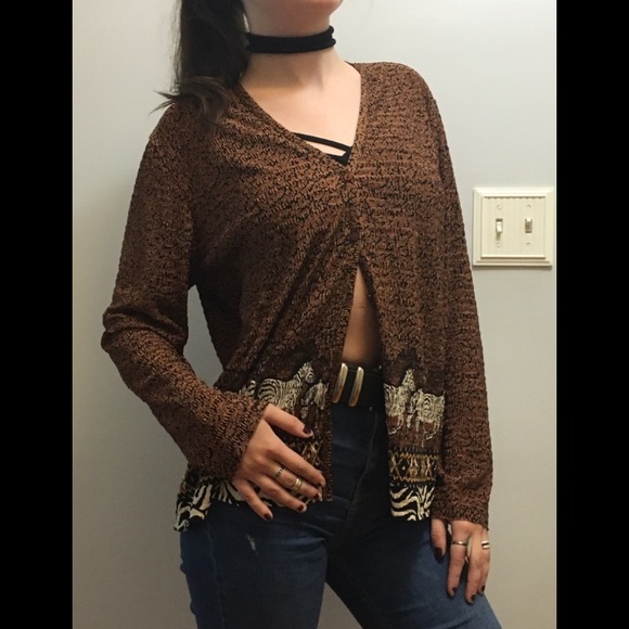 LAST CHANCE! Vintage Safari Button-down