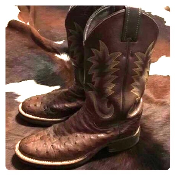 Women's Ostrich Skin Justin's