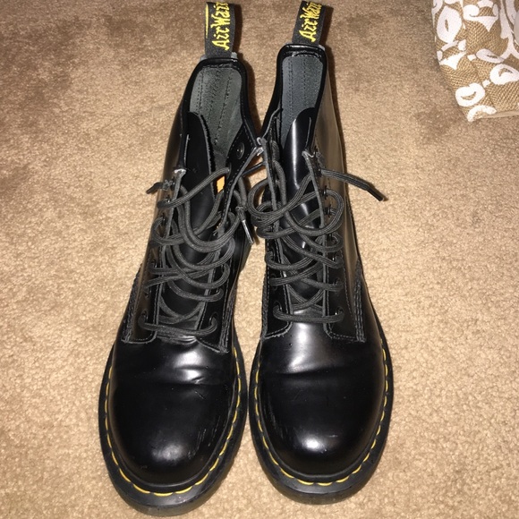 Black Dr. Marten Boots