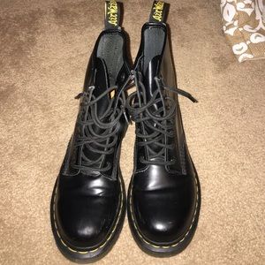 Black Dr. Marten Boots