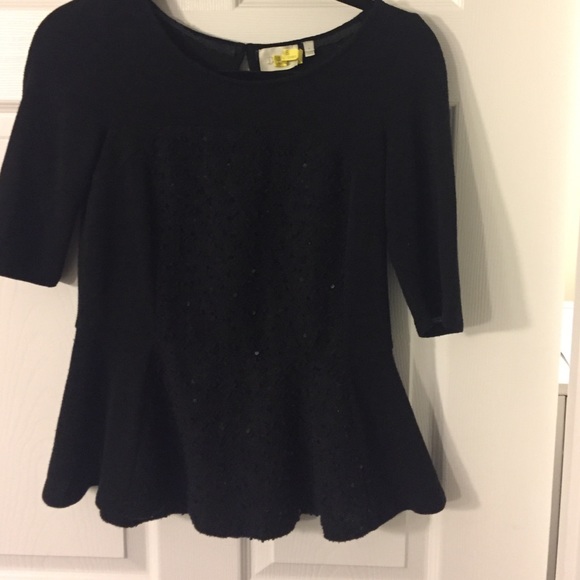 Anthropologie peplum sweater
