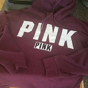 Vs pink hoodie sz med