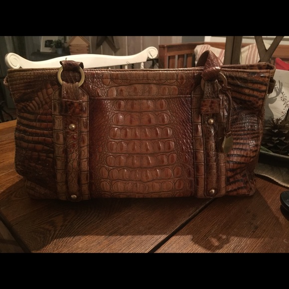 100% authentic alligator Brahmin handbag