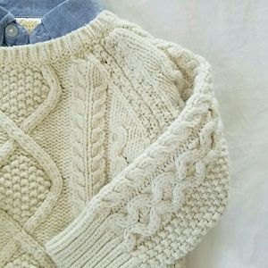 Classic Ivory Crew Neck