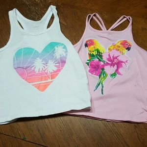 ❌SOLD❌Two toddler tank tops