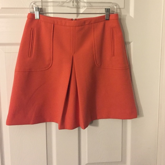 Anthropologie pink mini skirt