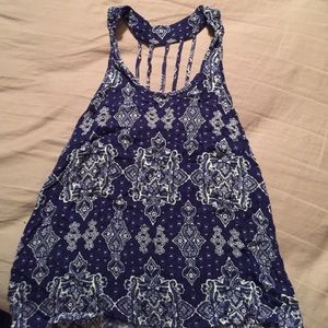 Bandana pattern tank top