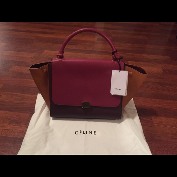Celine tricolor medium trapeze bag - Picture 2 of 4