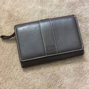 Coach Bi Fold Brown Wallet