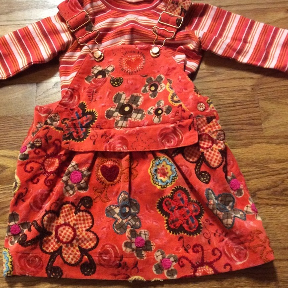Oilily coverall dress with turtleneck
