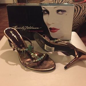 New been worn Beverly Feldman evening shoes