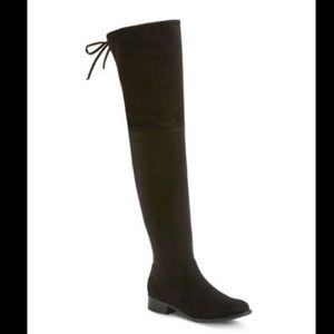 Black Knee High Boots