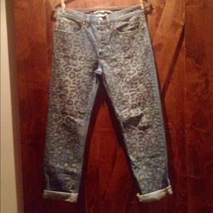 Marc Jacobs / leopard Print Jeans