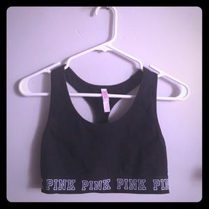 ✨PINK✨ Black Sports Bra