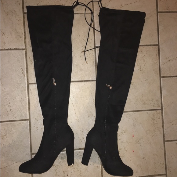 Maya over the knee suede boots
