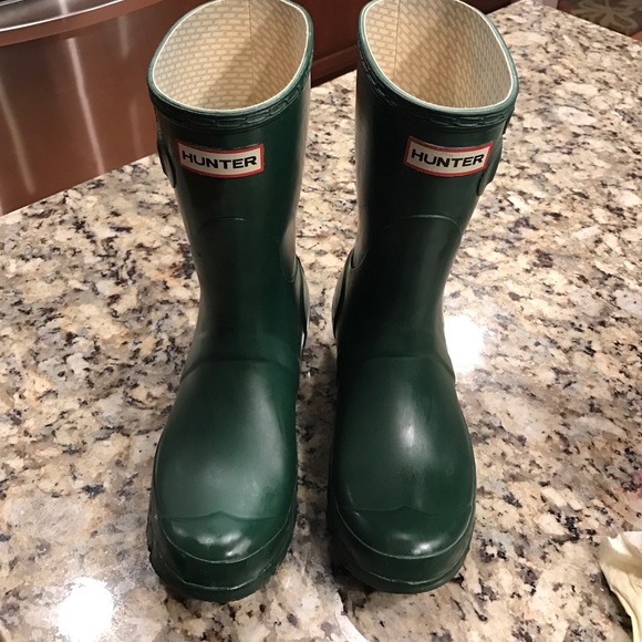 Size 7 Green short Hunter Boots!