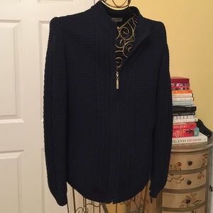 St John Zip Front Cardi