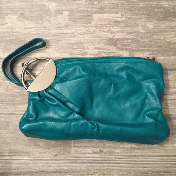 Teal wristlet
