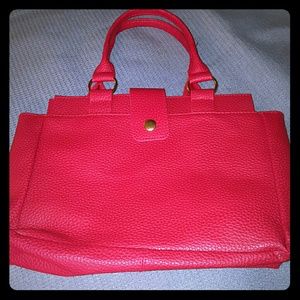 Red hand mini Purse