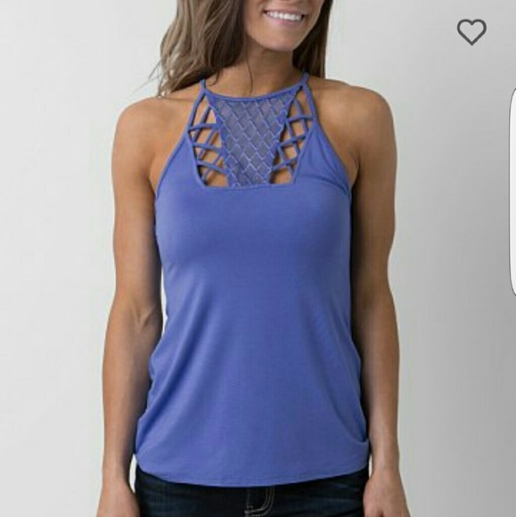 Bke red periwinkle tank