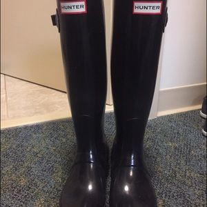 Black Hunter boots, sz 7