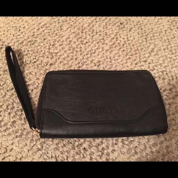 “Guess” Black womens wallet with strap - Picture 3 of 4